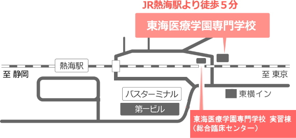 公共交通機関による熱海までのアクセス