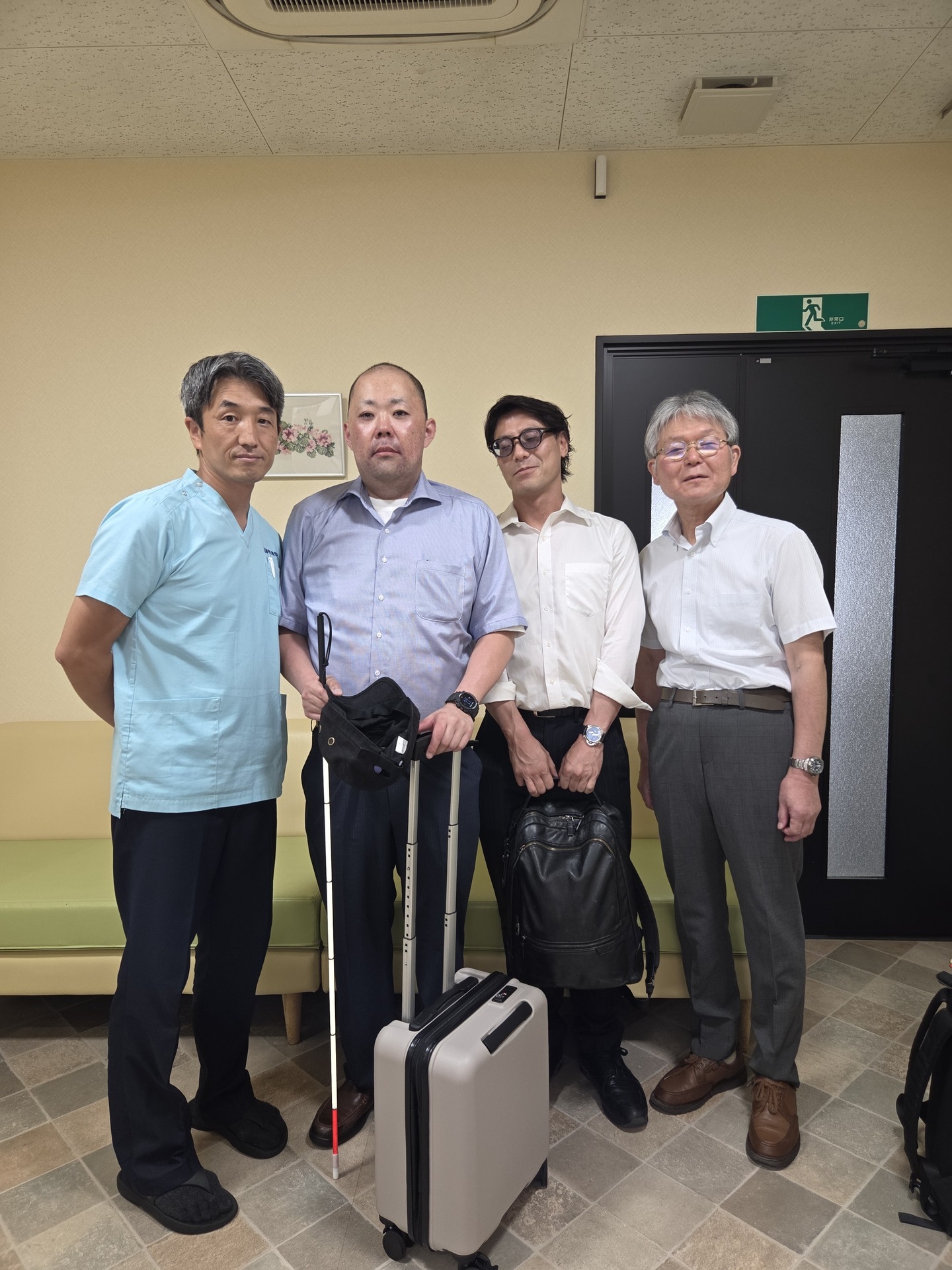茨城県立盲学校の学生さんが施設見学に来ました。